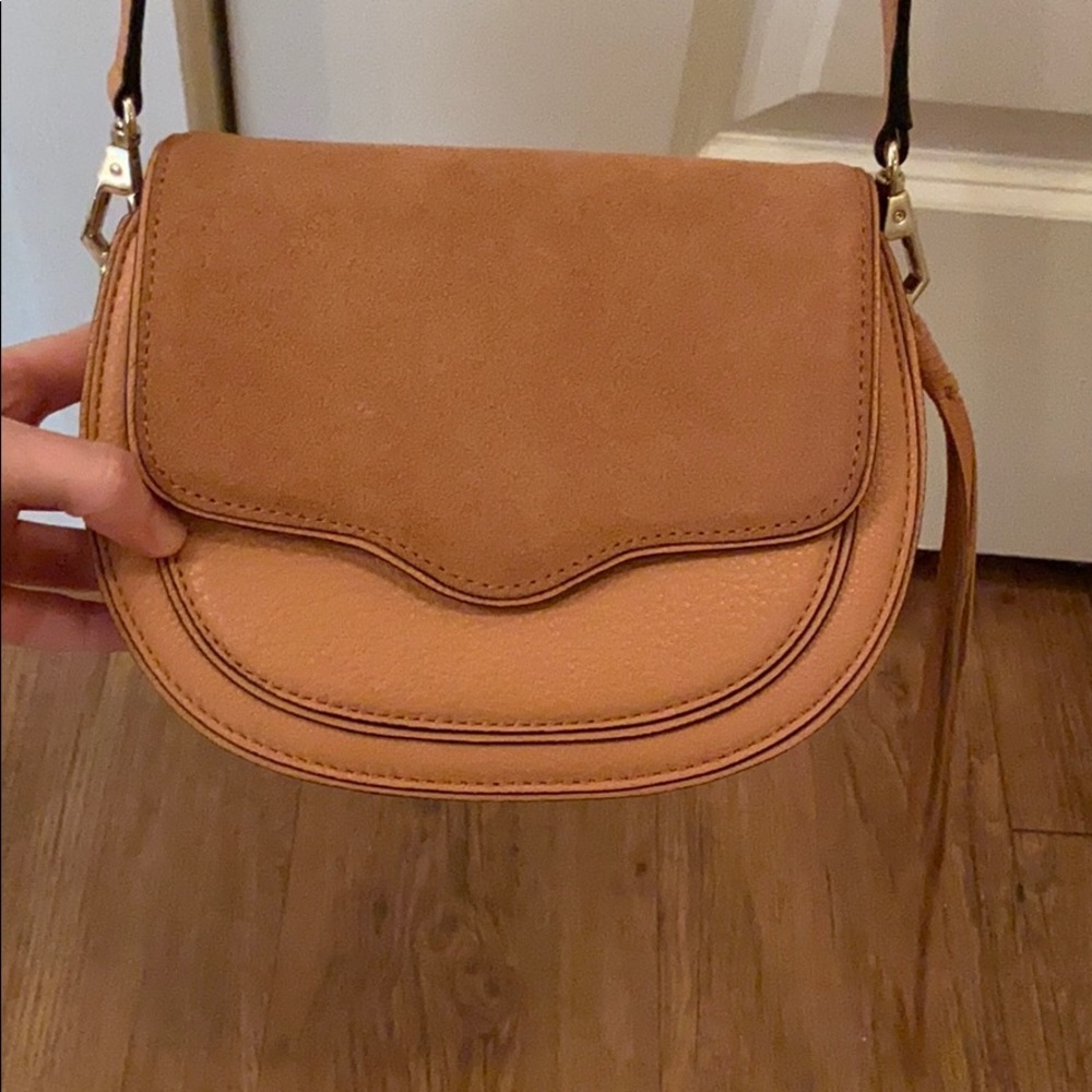 Rebecca Minkoff Leather and Suede Crossbody Bag